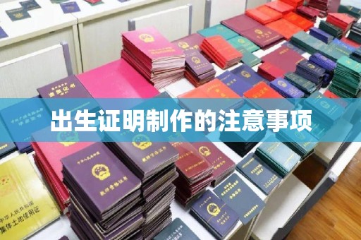 鹰手营子矿区出生证明制作的注意事项