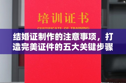 凉山结婚证制作的注意事项，打造完美证件的五大关键步骤